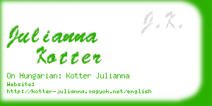 julianna kotter business card